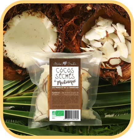 Coco en lamelles, légèrement salé (bio)