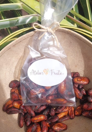 Fèves de cacao enrobées